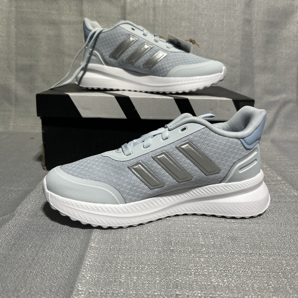 Adidas x PLR Path Kids Shoes Halo Blue Silver Metallic Glow Size 2 US New in Box